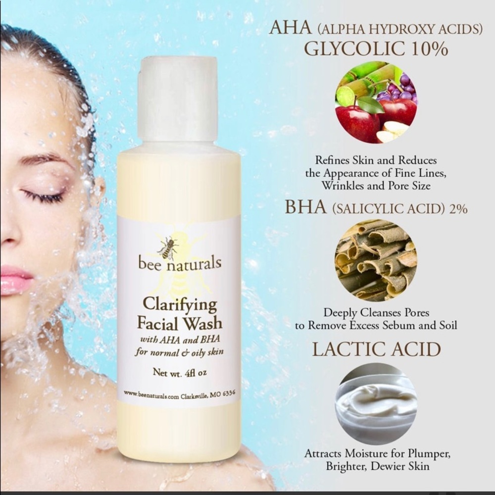 🐝NIB- Bee Naturals Clarifying Facial Wash